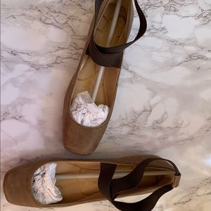 New Jessica Simpson Womens Coffee/Tobacco Mandalaye Ballet Flats  size 7.5